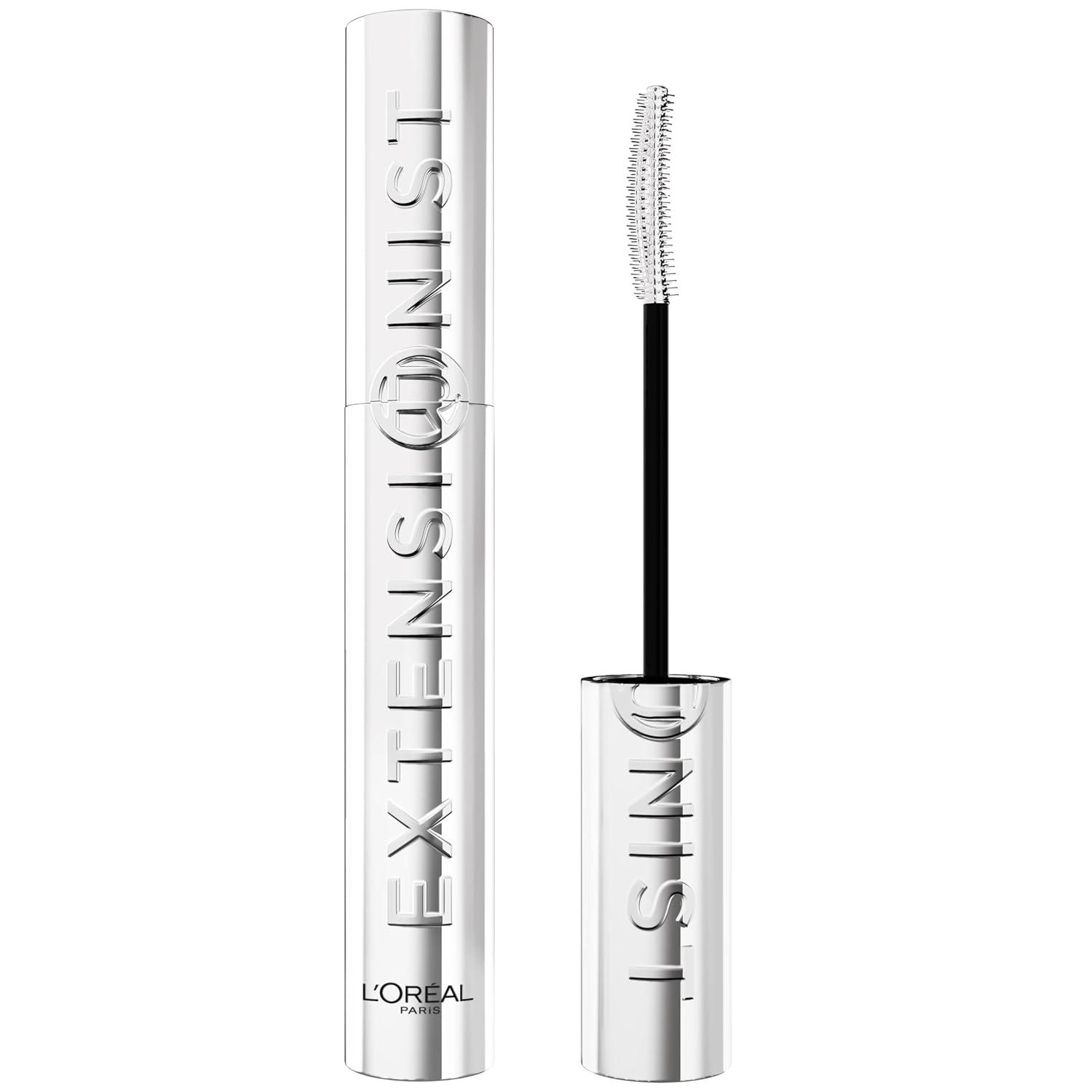 L'Oreal Paris Extensionist Mascara, Lengthening, Volumizing, and Curling Formula For a Lash Extension Eye Makeup Look, Washable Blackest Black 995