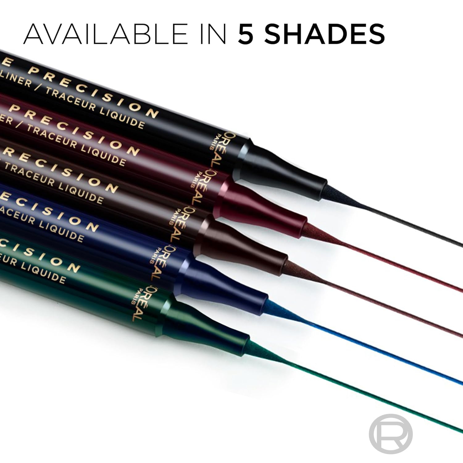 L'Oreal Paris Haute Precision Waterproof Liquid Eyeliner, Smudge-Proof Eye Liner with Micro-Tip, for up to 28HR Eye Makeup Wear, 030 Blue Suede - Image 7