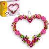 LEGO Heart Ornament Building Toy Set - Gifts & Craft for Valentines Day - Fun Arts and Crafts Idea for Girls and Boys, Ages 9+ - Display on The Wall as Home Decoration - 40638