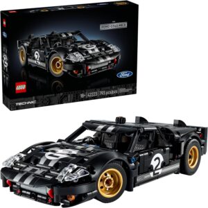 LEGO Technic 1966 Ford GT40 MKII Race Car Building Set for Adults - Collectible Toy W/Realistic Functions & Features for Adult Sports Car Fans, Ages 18+ - Gift Idea for Birthdays - 42223