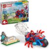 LEGO Marvel Spidey and His Amazing Friends Spidey on his Motorcycle vs. Rhino Building Toy for Kids - Super Hero Pretend Playset for Preschool Boys & Girls, Ages 4+ - Gift Idea for Birthdays - 11206