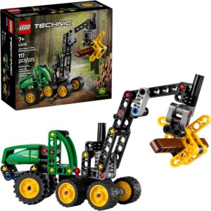 LEGO Technic John Deere 1470H Wheeled Harvester Building Toy for Kids - Heavy Vehicle Playset W/Realistic Suspension & Steering - STEM Toy for Boys & Girls, Ages 7+ - Gift Idea for Birthdays - 42218