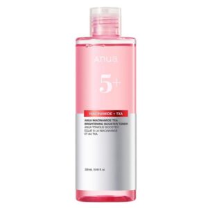 Anua Niacinamide Tranexamic Acid Brightening Booster Toner, Lightweight Pink Essence Toner for Dark Spot Care, Glow & Skin Clarity, Korean Skincare, 8.45 fl oz