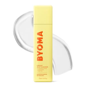 BYOMA Creamy Jelly Cleanser - Hydrating Facial Cleanser for Skin Barrier Repair -Tri-Ceramide Face Wash for Sensitive Skin & All Skin Types - Gently Removes Makeup & Excess Oil - 5.91 fl oz