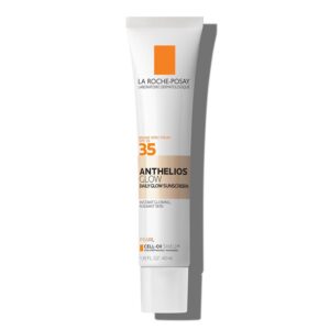 La Roche-Posay Anthelios Glow Tinted Sunscreen for Face with SPF 35, Broad Spectrum Protection, For All Skin Types Including Sensitive Skin, 24Hr Hydration, Lightweight & Fast Absorbing, Glowy Finish - PEARL