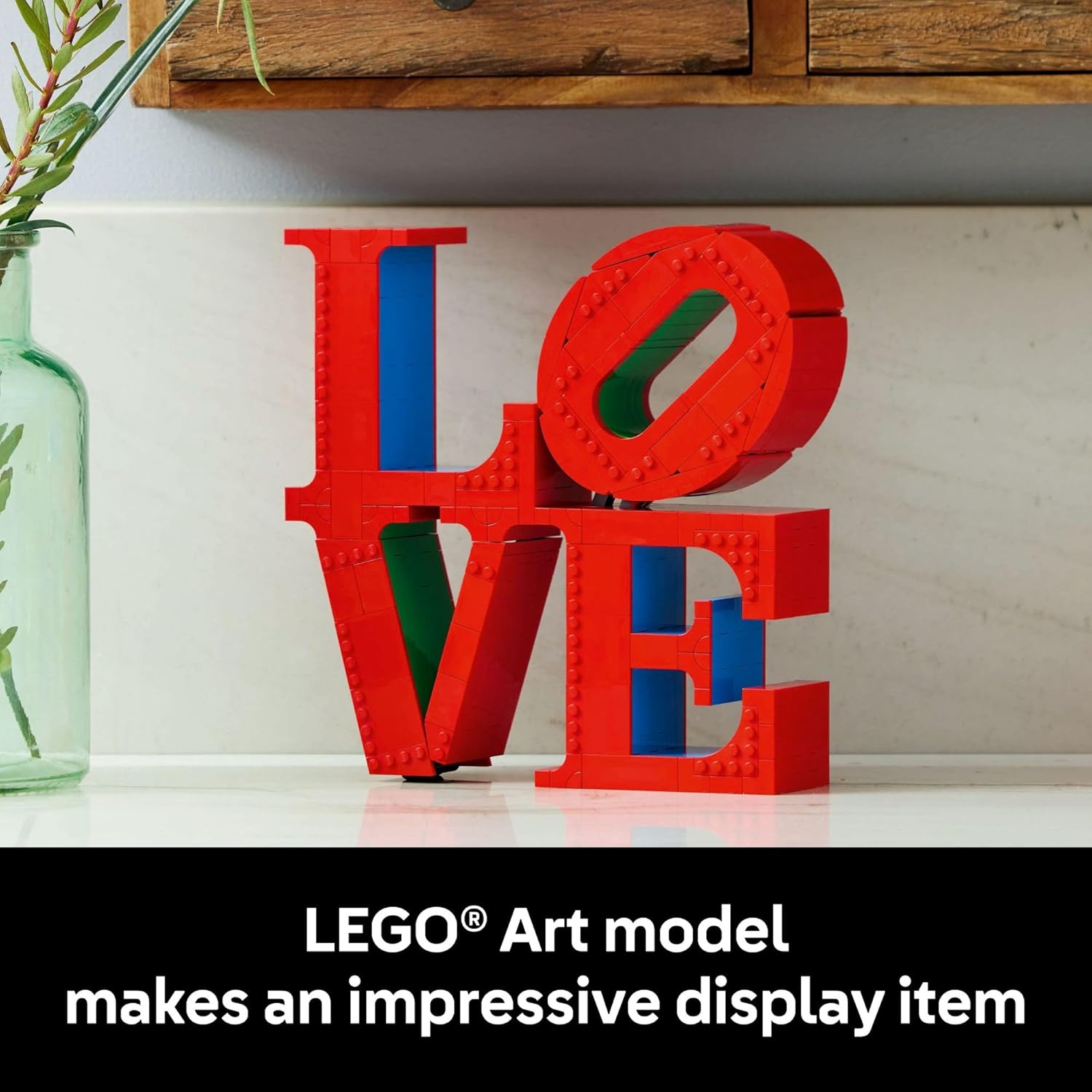 LEGO Art Love Collectible Building Set - DIY Kit for Adults, Ages 18+ - Gift for Valentines Day - Home Decor to Display on Table - 31214 - Image 7