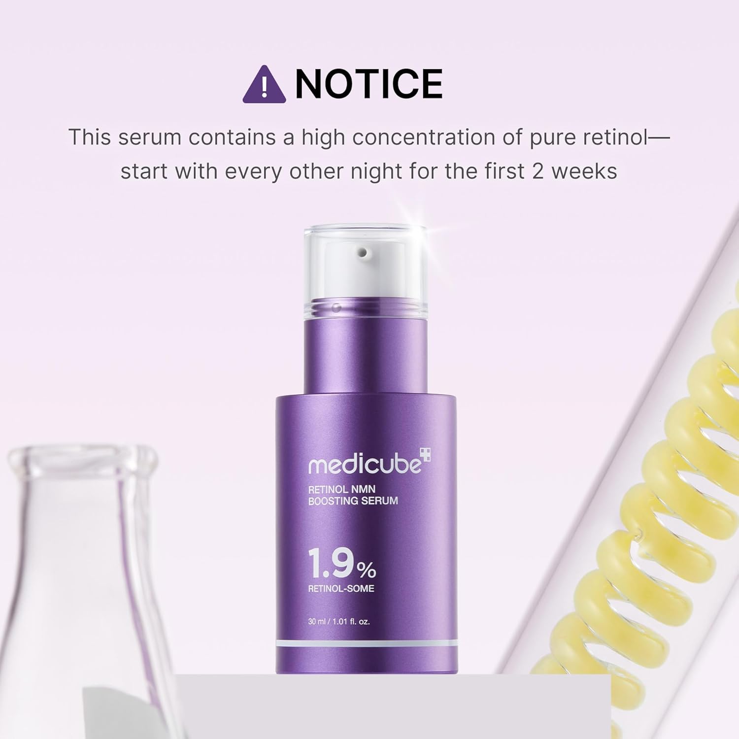 medicube Retinol Boosting Serum | Intensive Firming, Hydration & Plumping Care with Retinol, Peptides & Vitamins | Pore-Refining, Smooth Radiant Skin | Korean Skincare, 1.01 fl. oz - Image 8