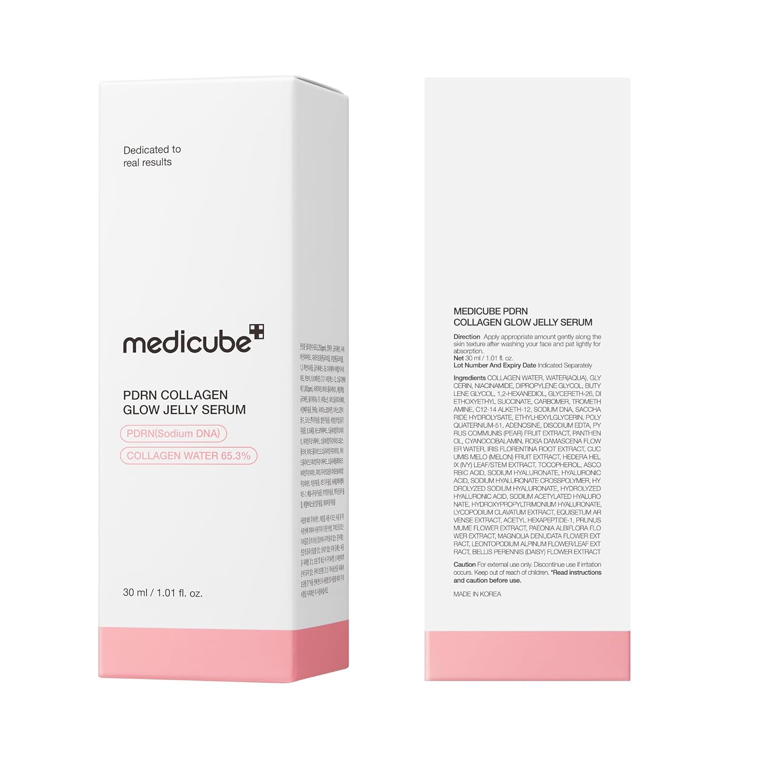 medicube PDRN Pink Collagen Glow Jelly Serum | Lightweight Water-Jelly For Plump & Supple Skin | Radiance & Elasticity Care with PDRN, Collagen, Niacinamide | Korean Skin Care 1.01 fl.oz - Image 9