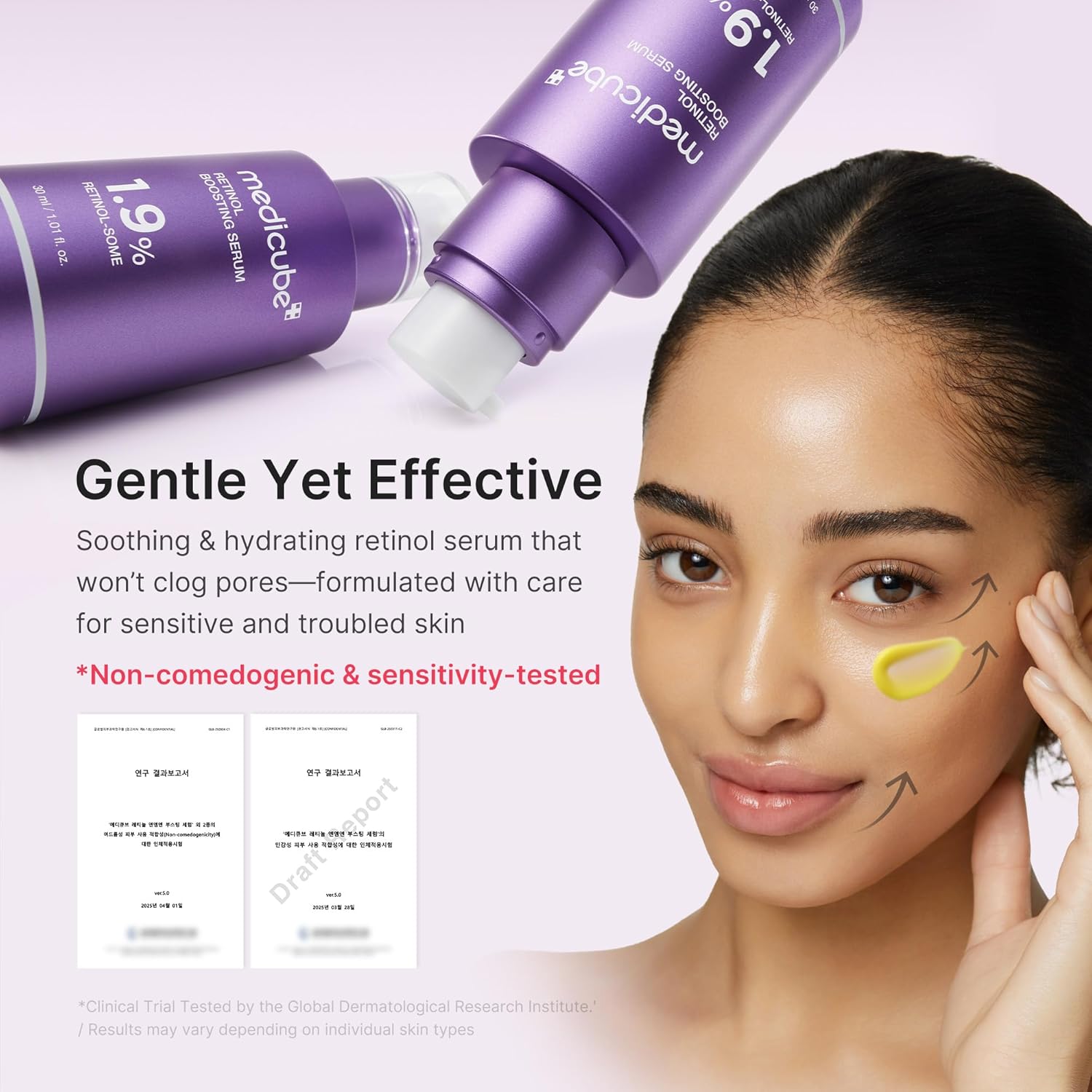 medicube Retinol Boosting Serum | Intensive Firming, Hydration & Plumping Care with Retinol, Peptides & Vitamins | Pore-Refining, Smooth Radiant Skin | Korean Skincare, 1.01 fl. oz - Image 6