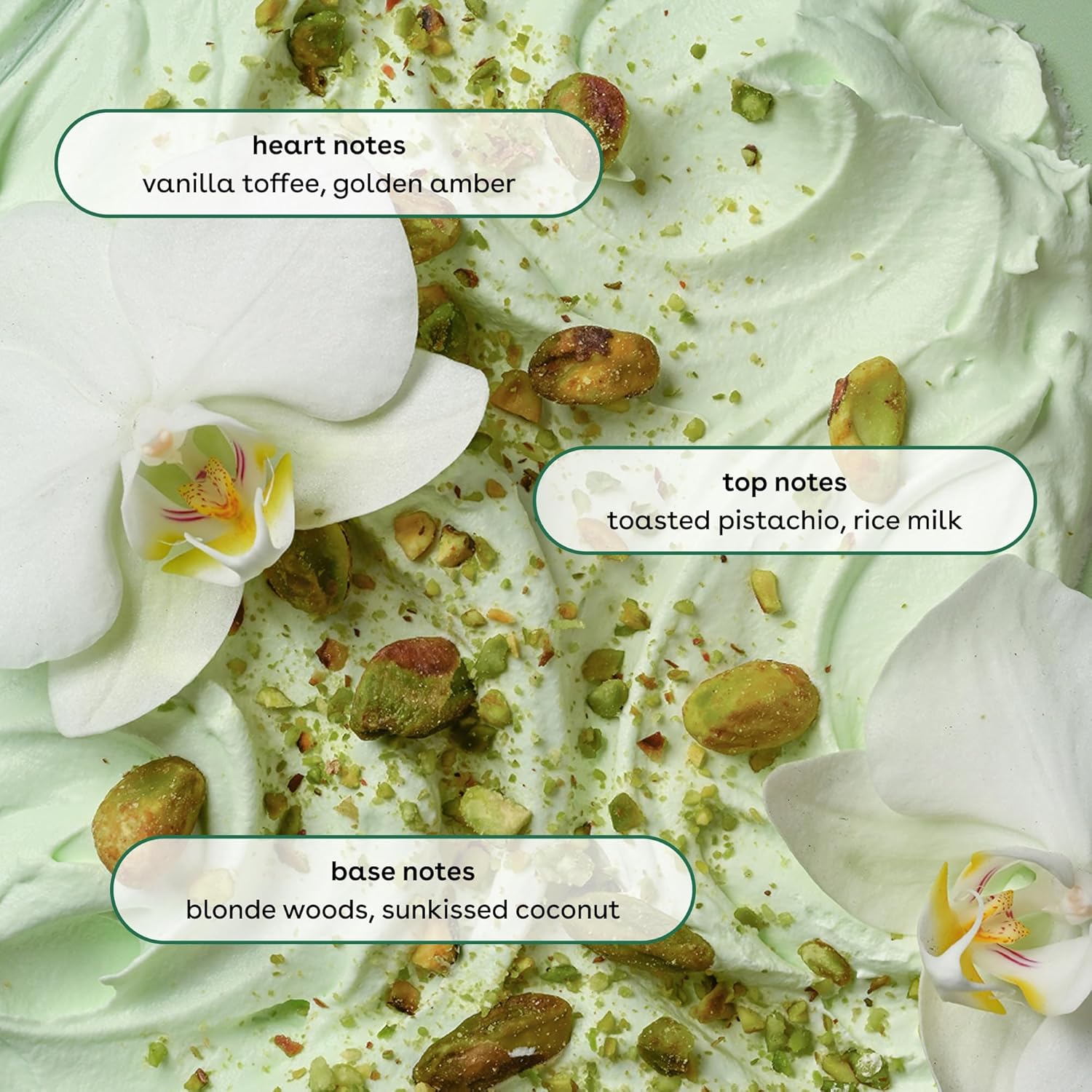 eos Cashmere Body Mist, Crème de Pistachio, Body Spray for Women, Pistachio Perfume, Hair Mist, Moisturizing, Hyaluronic Acid, Glycerin, Vegan, Cruelty-free, 6 fl oz - Image 4