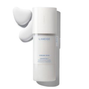 LANEIGE Cream Skin Toner & Moisturizer: Lightweight Refillable Korean Milky Toner with Ceramide & Peptide for Hydration, Firming, & Barrier Support
