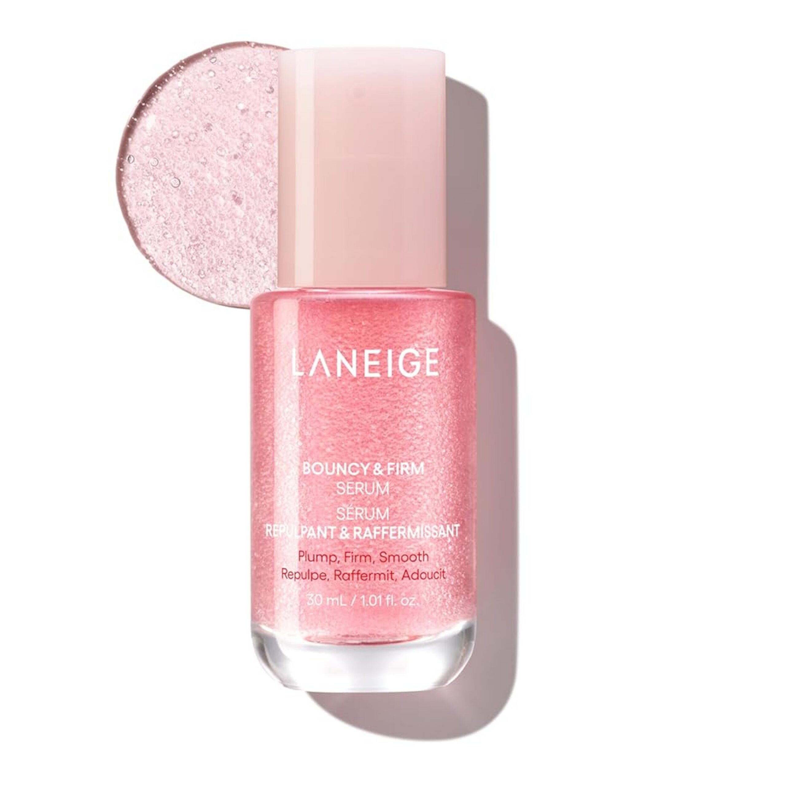 LANEIGE Bouncy & Firm Serum: Korean Slow Aging Collagen Serum with Peptides for Plumping, Firming, & Hydrating