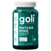 Goli Matcha Mind Gummies - 60 Count - Green Tea Leaves Powder with Cognizin for Focus, Attention and Brain Health, Vegan, Non-GMO, Gluten-Free & Gelatin Free.
