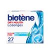 Biotene Dry Mouth Lozenges for Dry Mouth and Fresh Breath, Dry Mouth Relief and Breath Freshener, Refreshing Mint - 27 Count