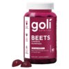 Goli Beets Cardio Gummies with CoQ10 and Vitamin B12 - Beetroot Extract - Cardiovascular Wellness - Vegan, Non-GMO, Gluten-Free 60ct