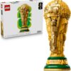 LEGO Editions FIFA World Cup Official Trophy Building Set - Kit for Display in Bedroom, Home Office, Book Shelf - Soccer Fans Collectible - with World Cup 2026 Minifigure - Gift for Fans - 43020