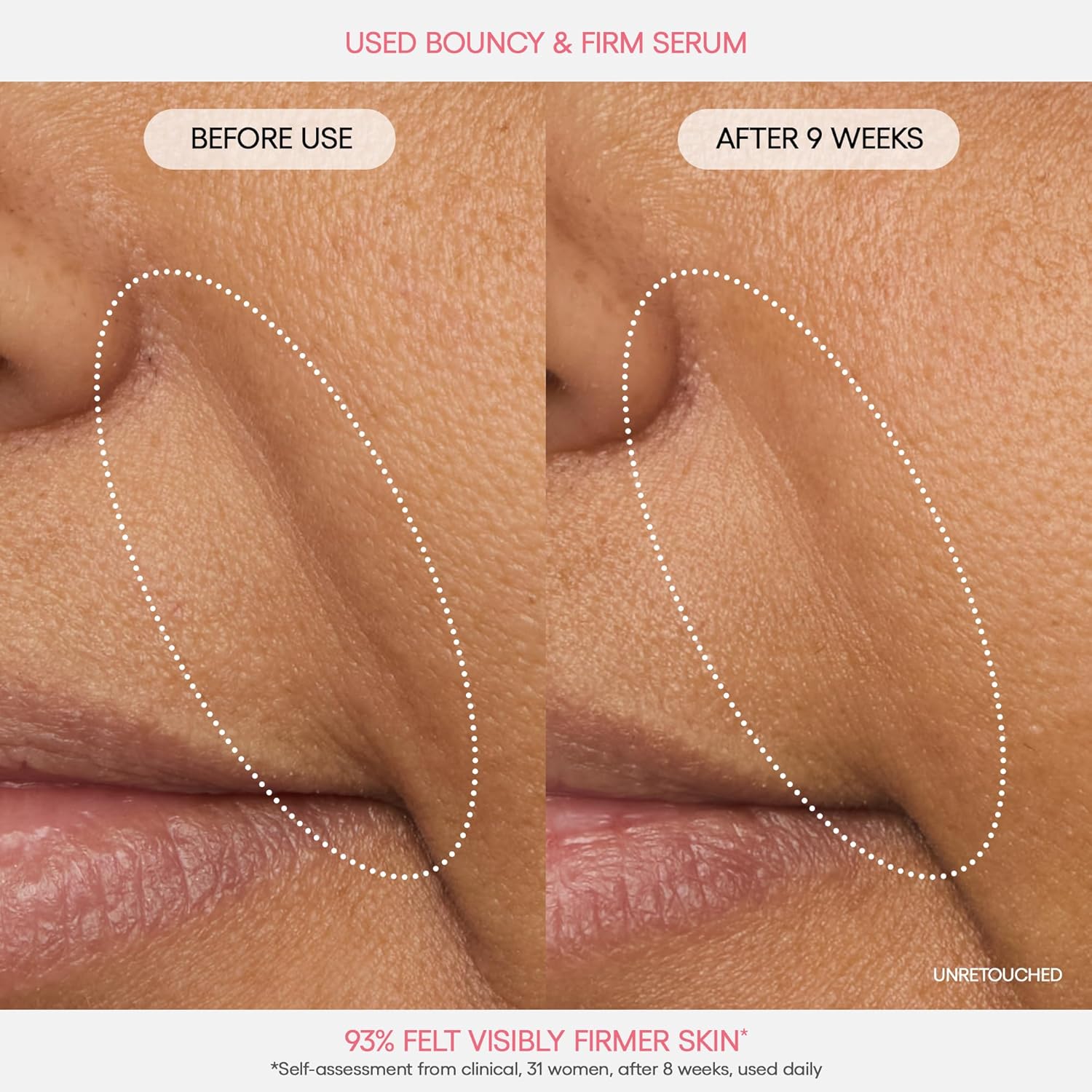 LANEIGE Bouncy & Firm Serum: Korean Slow Aging Collagen Serum with Peptides for Plumping, Firming, & Hydrating - Image 3