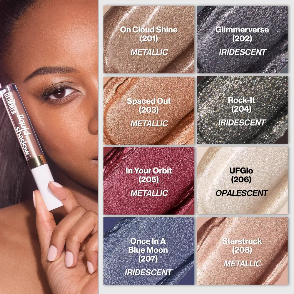 Revlon Glimmer Liquid Shadow - Shimmer Eyeshadow - 0.10 fl oz - Image 4