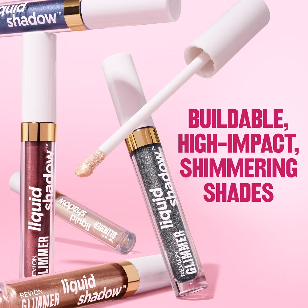 Revlon Glimmer Liquid Shadow - Shimmer Eyeshadow - 0.10 fl oz - Image 6
