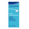 Differin Acne Spot Treatment with 10% Benzoyl Peroxide, Maximum Strength OTC Acne Treatment, Fast Acting Spot Treatment for Face, 1 oz