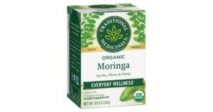 Traditional Medicinals Moringa with Spearmint and Sage, Tea, Organic 16ct