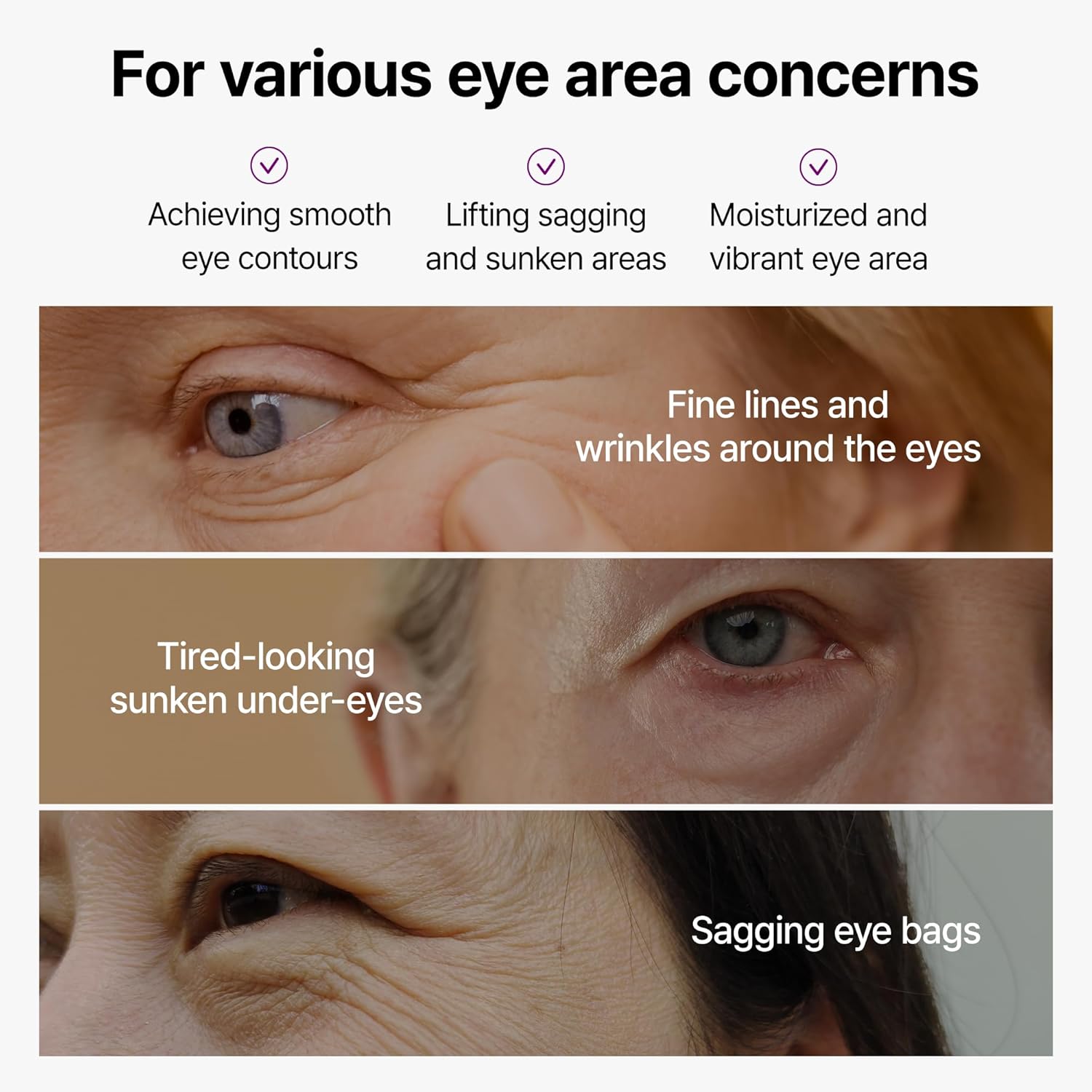 Dr Melaxin Calcium Bonding Eye Cream – Peptide & Hyaluronic Acid Eye Cream for Wrinkles, Dark Circles & Puffy Eyes, Firming and Hydrating Eye Treatment - Image 5