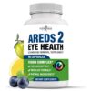 NEW AGE AREDS 2 Eye Vitamins - Lutein, Zeaxanthin, Bilberry, Astaxanthin Mineral Vision Supplement - 60 Count