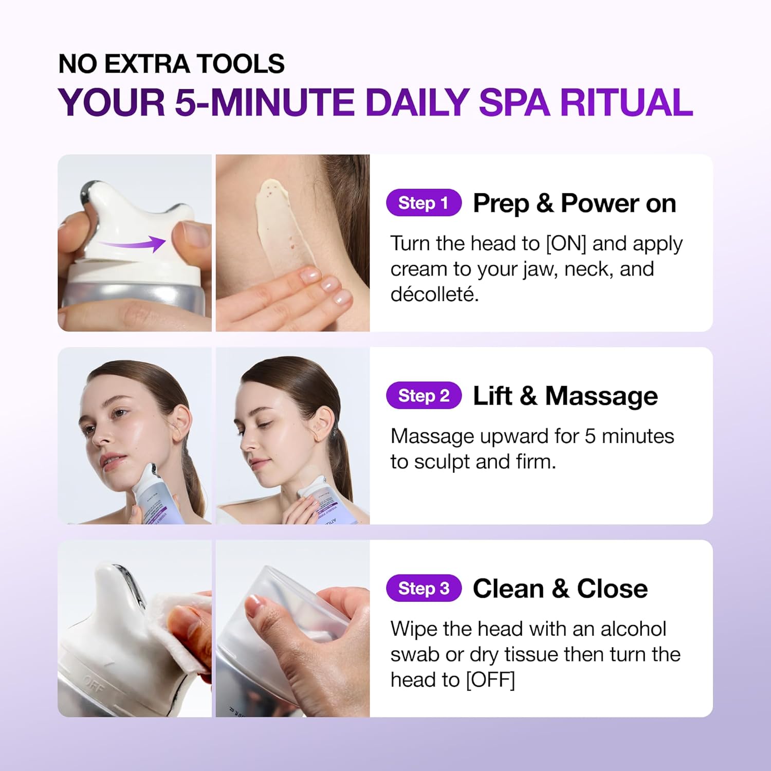 ANUA Collagen Retinol Refining Gua Sha Cream, Neck Cream For Lifting & Firming, Jawline to Décolleté, Daily Moisturizer, Fine Line Care, Neck Massager, Korean Skin Care, 2.7fl.oz - Image 8