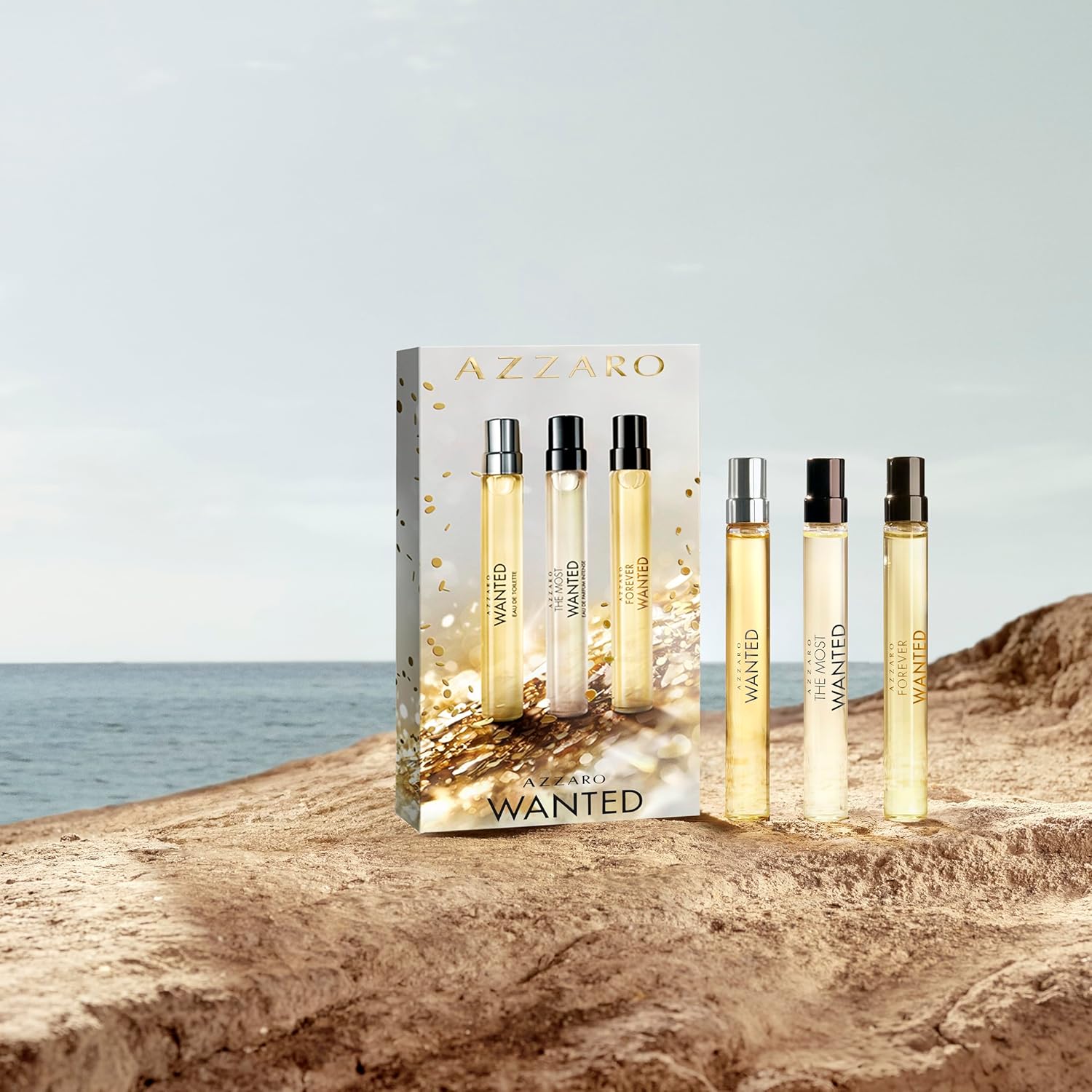 Azzaro The Most Wanted Men's Cologne Discovery Set 3-Piece Fragrance Bundle – The Most Wanted Eau de Parfum Intense, The Most Wanted Eau de Toilette, Forever Wanted Elixir - Image 2