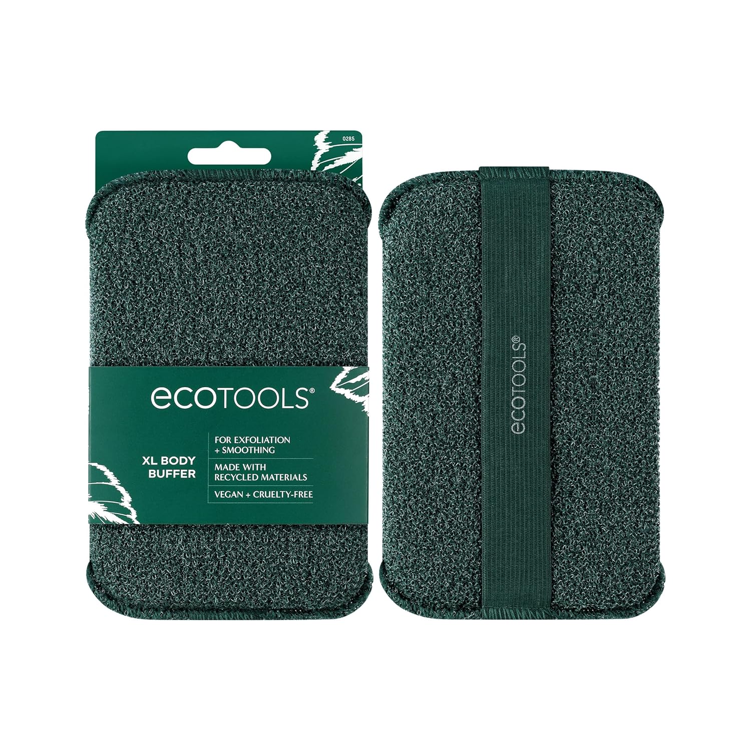 EcoTools XL Body Buffer, Exfoliating Body Scrubber, Large Sponge for Whole Body Cleansing, Quickly Remove Dry Skin