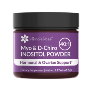 Intimate Rose Myo-Inositol and D-Chiro-Inositol Powder 40:1, 30 Servings, 2.17oz
