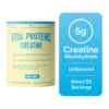 Vital Proteins Creatine Monohydrate Powder Supplement, Supports Muscle Growth & Strength, Unflavored, 8.8 oz