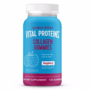 Vital Proteins Collagen Gummies - Raspberry - 120ct: Dietary Supplement, Gummies