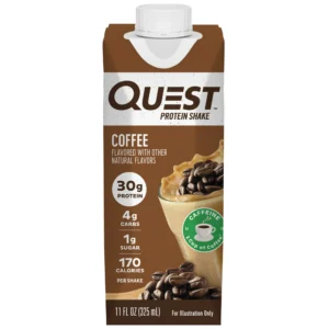Quest Protein Shake, Gluten-Free, 30g Protein, Coffee, 11fl oz,