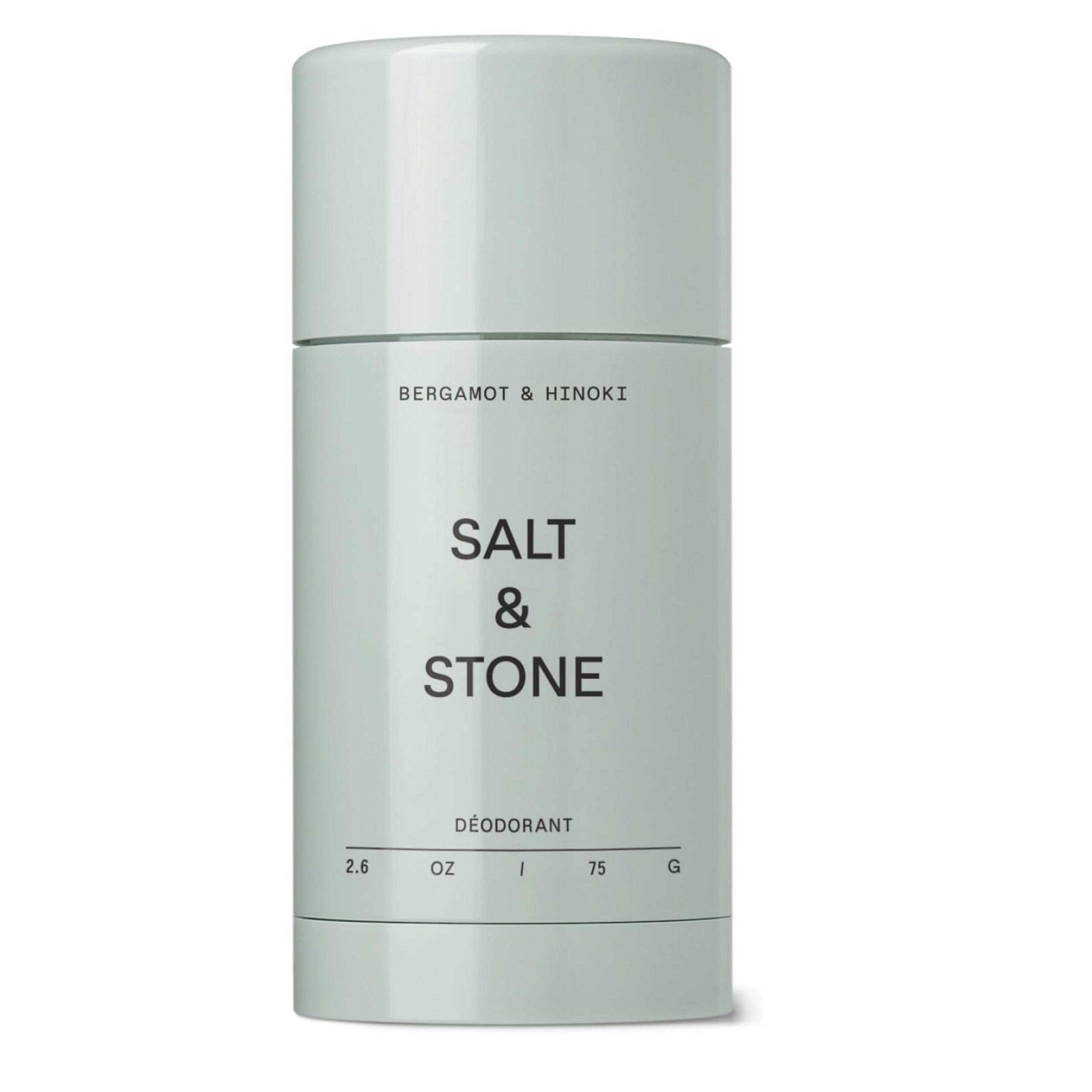 Salt & Stone Aluminum Free Deodorant | Extra Strength 48 Hour Protection for Women & Men | Made with Seaweed Extracts, Niacinamide & Prebiotics | Bergamot & Hinoki