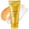 medicube Facial Cleanser Turmeric Capsule Foam Cleanser | for Balancing Uneven Skin Tone & Texture | Fade Appearance of Uneven Patches & Ideal for Use After Spot Care | Korean Skincare, 4.23 oz