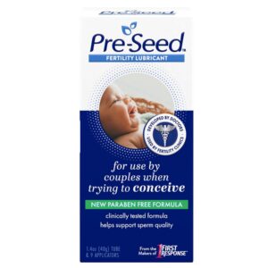 Pre-Seed Fertility Lubricant, For Use by Couples Trying to Conceive