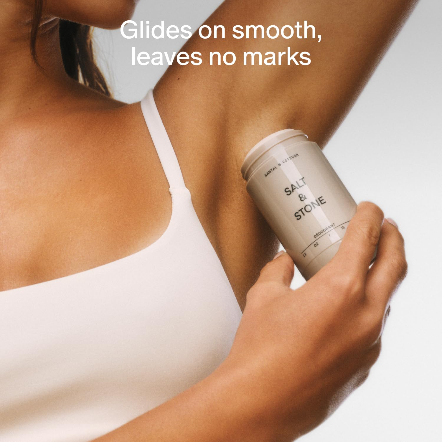 Salt & Stone Aluminum Free Deodorant | Extra Strength 48 Hour Protection for Women & Men | Made with Seaweed Extracts, Niacinamide & Prebiotics | Bergamot & Hinoki - Image 6
