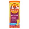 Metamucil 4-in-1 Psyllium Husk GLP-1 Friendly Fiber Supplement, Sugar-Free, 72 teaspoons, Orange Flavored, Daily Fiber Powder for Digestive Health, made with Plant-Based Psyllium Husk Fiber