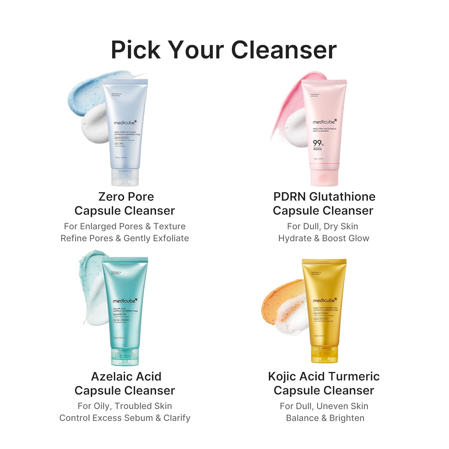 medicube Facial Cleanser Turmeric Capsule Foam Cleanser | for Balancing Uneven Skin Tone & Texture | Fade Appearance of Uneven Patches & Ideal for Use After Spot Care | Korean Skincare, 4.23 oz - Image 8