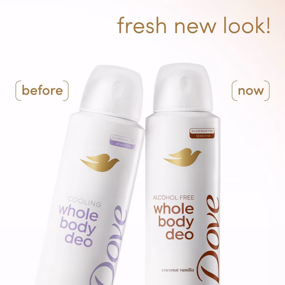 Dove Beauty Alcohol Free & Aluminum-Free Whole Body Deodorant Spray - Coconut Vanilla - 4oz - Image 5