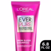 L'Oreal Paris EverPure Sulfate Free Iron Sleek Smoothing Shampoo - 6.8 fl oz: For All Hair Types, Vegan, Floral Scent