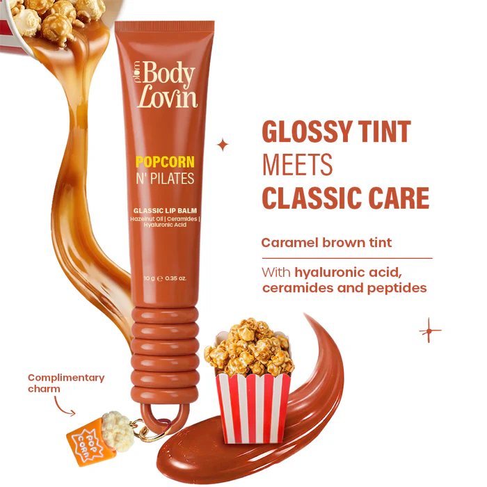 Body Lovin Popcorn N' Pilates Glassic Lip Balm - Image 3