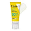 CeraVe Invisible Mineral Sunscreen SPF 50, Face Sunscreen for Sensitive Skin With Zinc Oxide & Titanium Dioxide, Vitamin E + Niacinamide + Ceramides, Oil Free, 1.62 oz