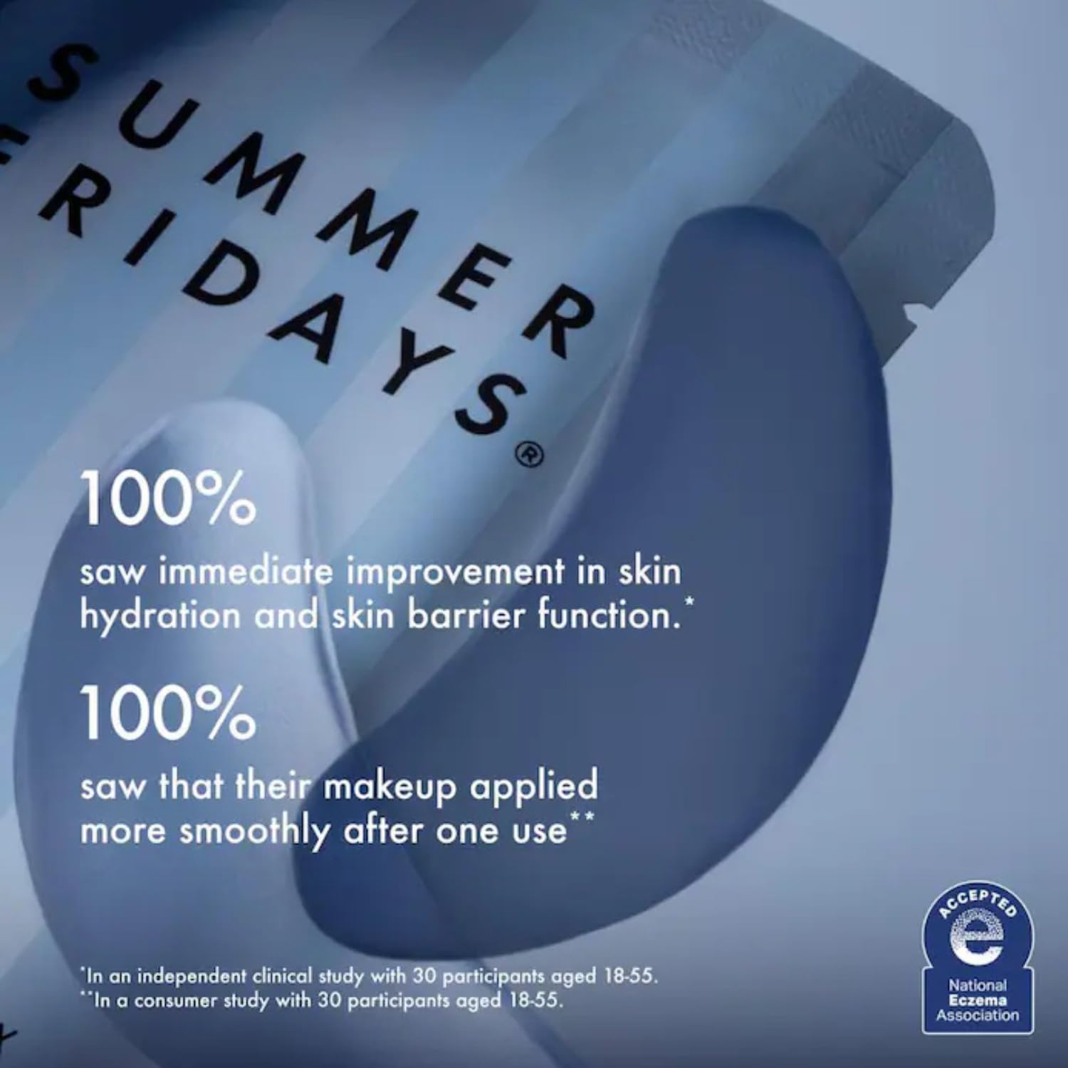 Summer Fridays Jet Lag Hydrating Eye Patches - De-puffing Hydrogel Under Eye Masks with Hyaluronic Acid, Caffeine + Peptides - Soothing + Refreshing At-Home + Travel Skin Care (6 Pairs) - Image 6