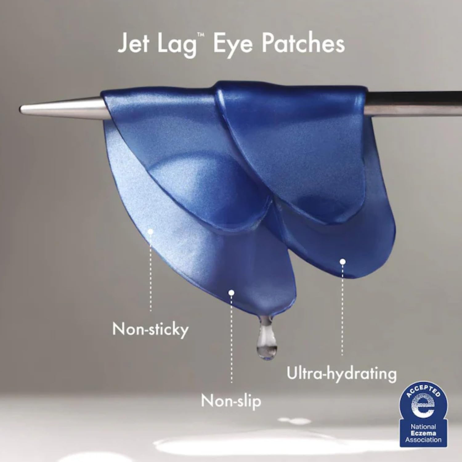 Summer Fridays Jet Lag Hydrating Eye Patches - De-puffing Hydrogel Under Eye Masks with Hyaluronic Acid, Caffeine + Peptides - Soothing + Refreshing At-Home + Travel Skin Care (6 Pairs) - Image 3