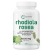 Micro Ingredients Rhodiola Rosea Supplement, 240 Vegetarian Capsules | Rhodiola Rosea Extract Powder with Ashwagandha, Saffron, Passion Flower & Holy Basil | Non-GMO, Gluten Free