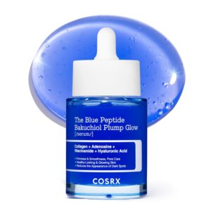 COSRX The Blue Copper Peptide Bakuchiol Serum, Korean Peptide Plumping Serum for Face, GHK-Cu Copper Peptides with Bakuchiol, Glow & Plump, Anti-aging & Skin Firming Care,1.69 Fl Oz