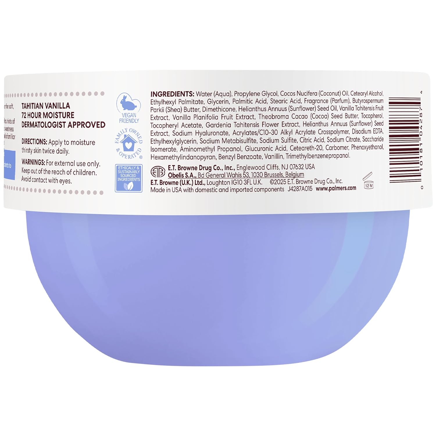 Palmer's Cocoa Butter Formula Body Cream, Moisture Drenching Tahitian Vanilla, 8.8 Oz - Image 9