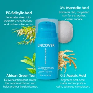 Alternative view of Uncover Green Tea Blemish Control Serum 30ml